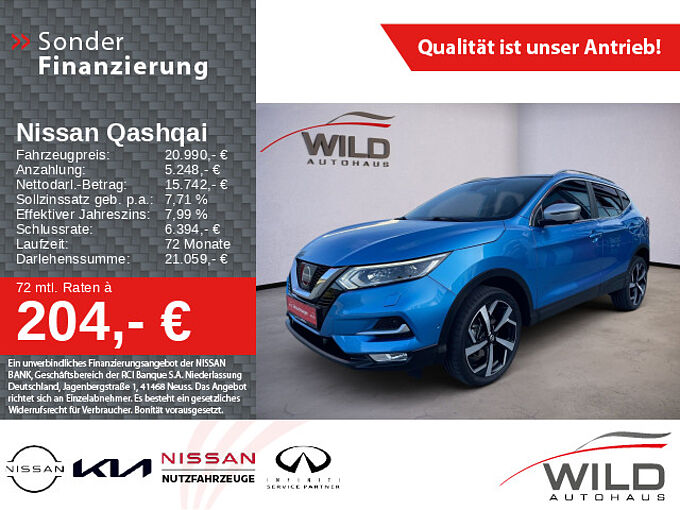 Nissan Qashqai Tekna+ 1.6 AHK abnehmbar, PDC, Cam, SHZ