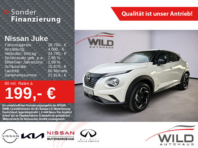 Nissan Juke 1.6 Hybrid N-Connecta LED CarPlay Kamera 17'