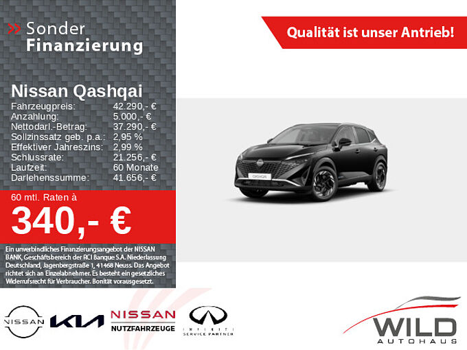 Nissan Qashqai 1.5 VC-T e-Power N-Connecta LED Komfort & Winter