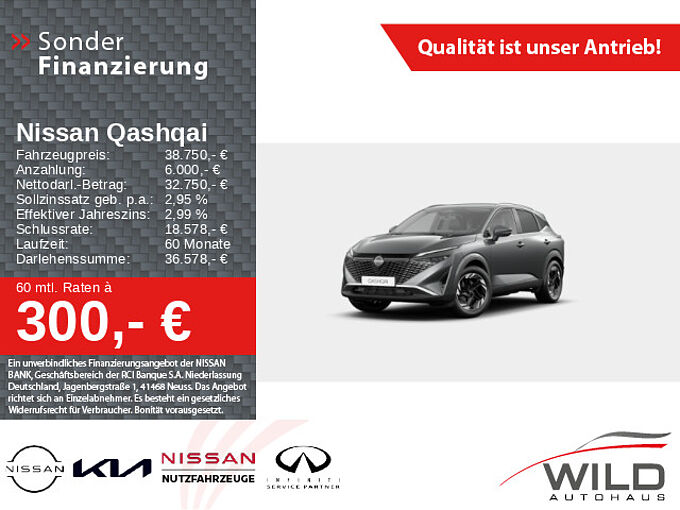 Nissan Qashqai 1.3 DIG-T MHEV N-Connecta Xtronic 4x4 360°