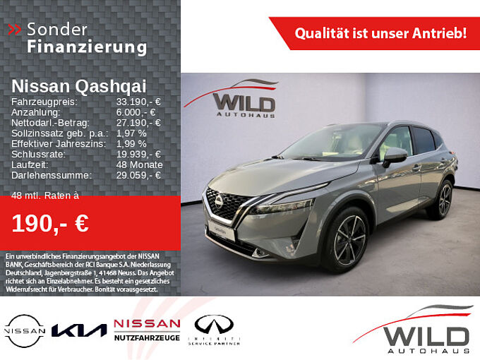 Nissan Qashqai 1.3 DIG-T Tekna 360° PDC Navi Klima SHZ