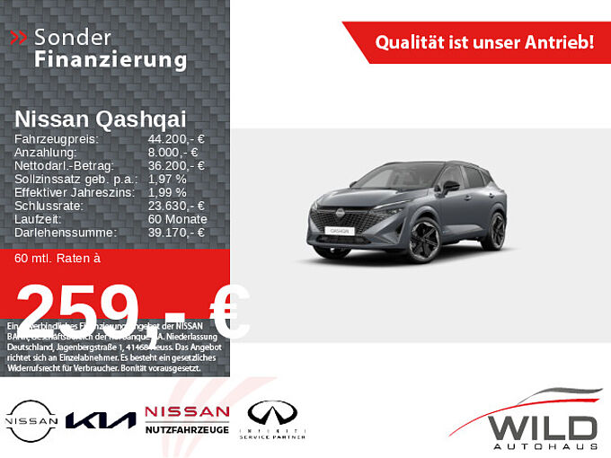 Nissan Qashqai 1.5 VC-T N-Design e-Power LED 360° Komfort+