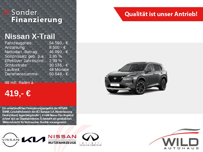 Nissan X-Trail e-Power 4x4 e-4orce Tekna+ BOSE 360° LED