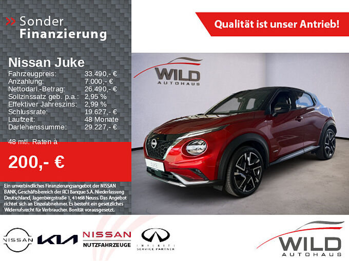 Nissan Juke 1.6 Hybrid N-Design LED BOSE Navi Klima BFS