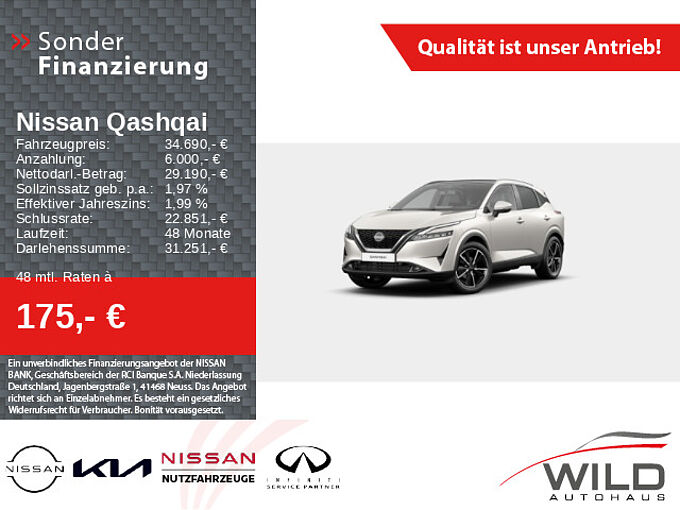 Nissan Qashqai 1.5 VC-T Tekna e-Power 360° Navi LED 19'