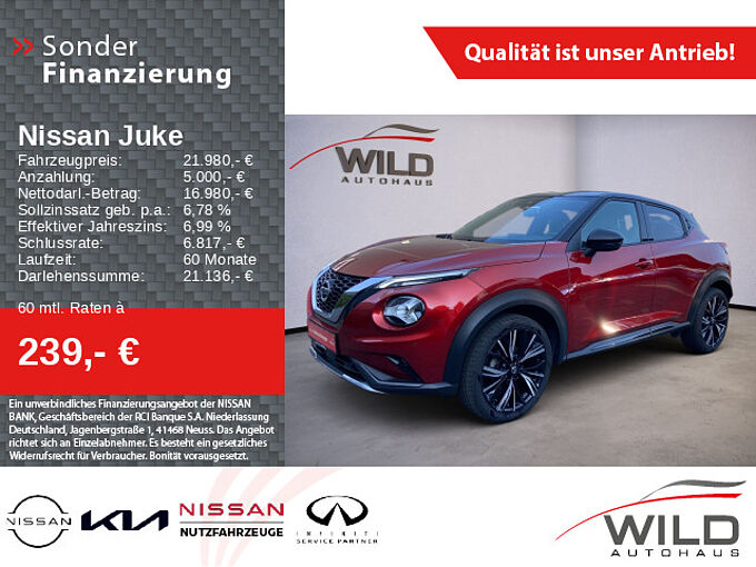 Nissan Juke N-Design 1.0 Bose, Navi, 360° Cam, SHZ, PDC