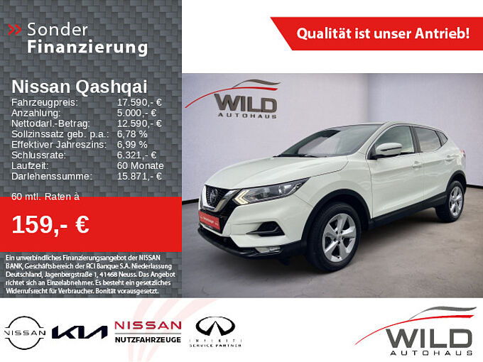 Nissan Qashqai 1.3 DIG-T Shiro CAM Navi Klima AHK Starr