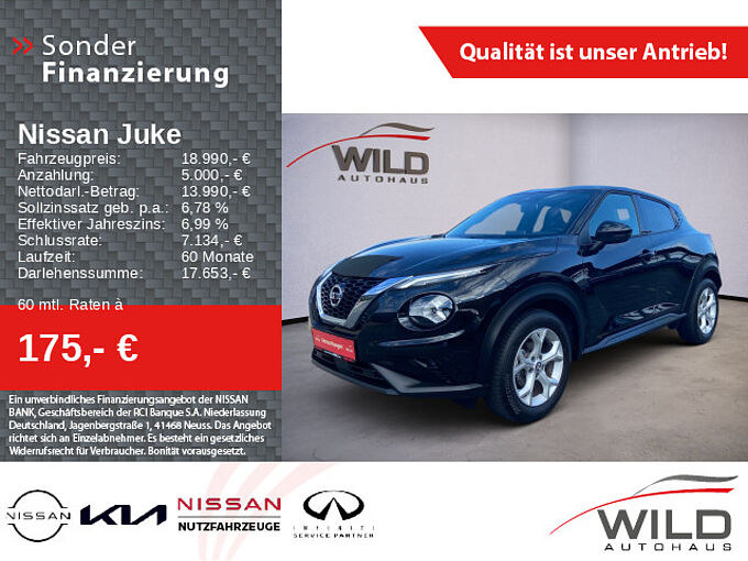 Nissan Juke 1.0 DIG-T N-Connecta 360° LED Navi Isofix