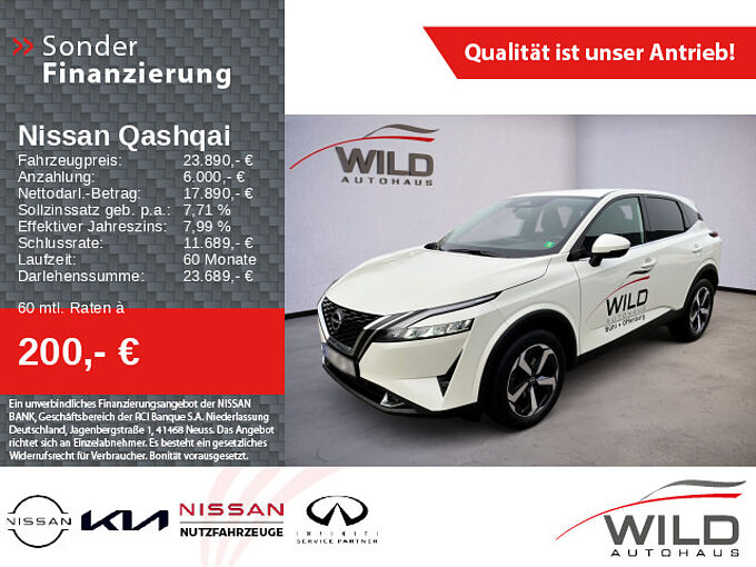 Nissan Qashqai 1.3 DIG-T N-Connecta Navi SHZ Klima 360° LED