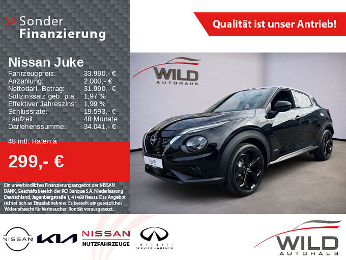 Nissan Juke 1.6 Hybrid Tekna BOSE 360° Navi Winter Paket