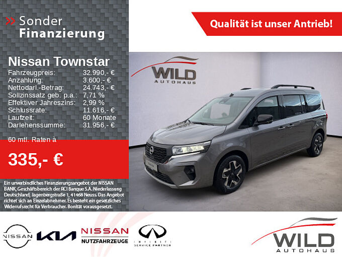 Nissan Townstar Kombi 1.3 DIG-T L2 Tekna 360° Navi Klima LED