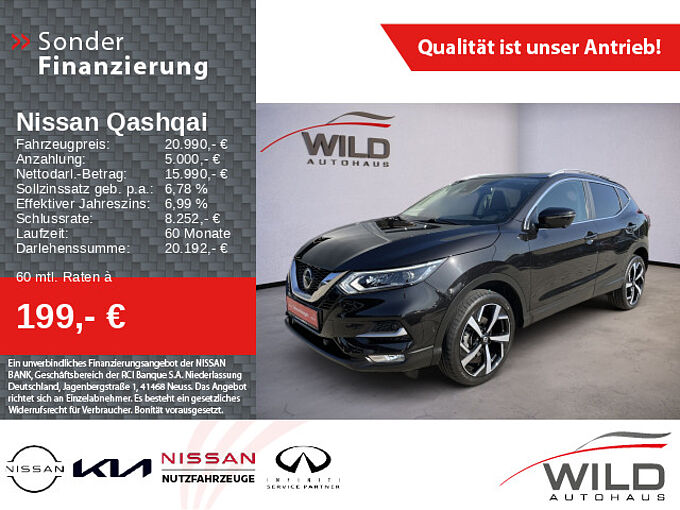 Nissan Qashqai Tekna 1.3 140 PS, 360° Cam, PDC