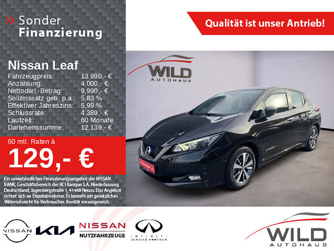 Nissan Leaf Acenta 40KW, Klima, Bluetooth 5,99%