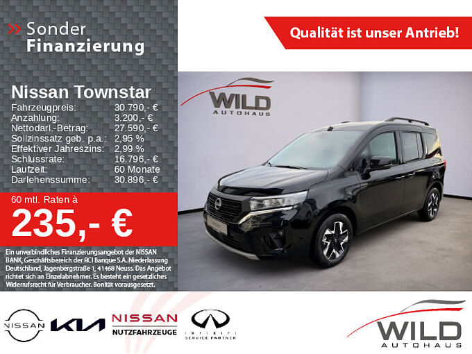 Nissan Townstar 1.3 DIG-T Kombi L1 N-Connecta Navi Klima 360° PDC