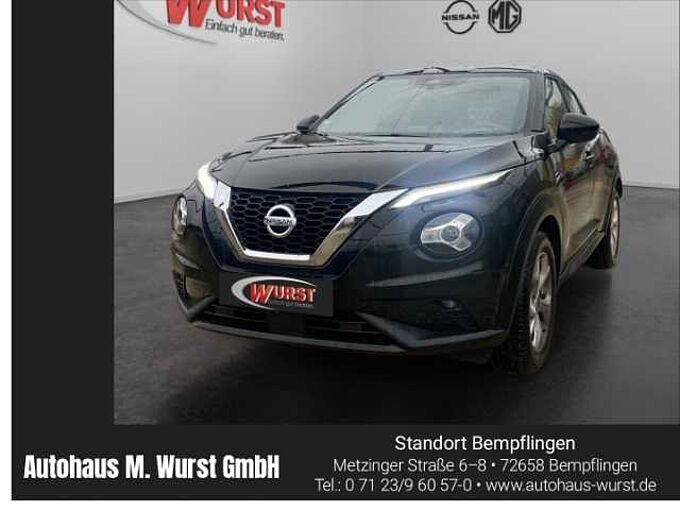 Nissan Juke N-Connecta 1.0 DIG-T Rückfahrkamera 6MT Temp Navi WKR Scheckheftgepflegt