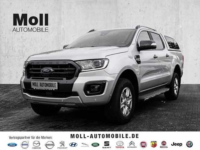 Ford Ranger Doppelkabine 4x4 Wildtrak 2.0 TDCi Hardtop EU6d Allrad StandHZG AHK Navi Leder