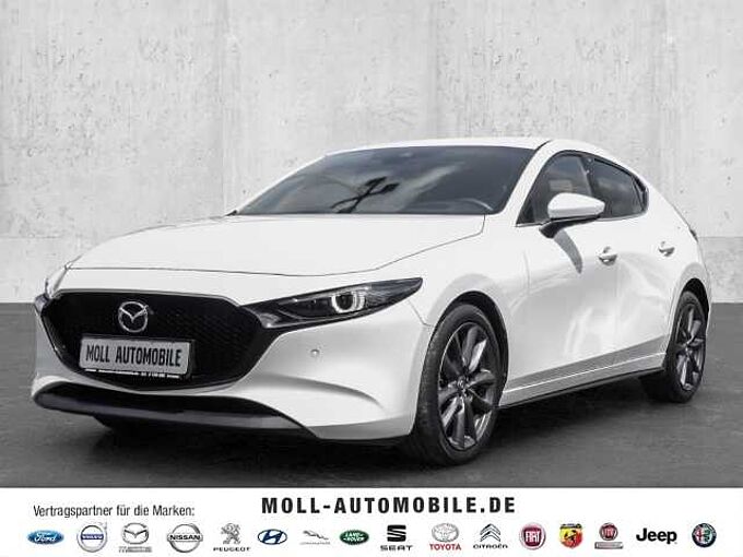 Mazda 3 Selection SKYACTIV-X M-Hybrid EU6d HUD Navi Leder 360 Kamera LED ACC Apple CarPl