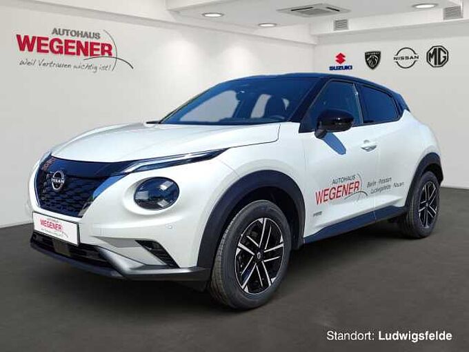 Nissan Juke 1.6 HYBRID 143 PS 4AMT N-CONNECTA  Navi Carplay Lenkrad-/ Sitzheizung vorn Moder