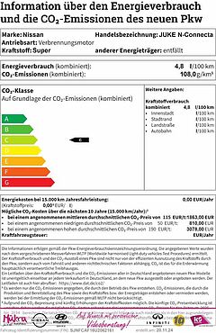 Nissan Juke N-Connecta 1.6 Hybrid 4AM 143 PS Winterpaket