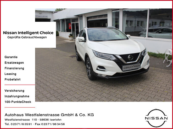 Nissan Qashqai 1.3 Akari - PGD,Sitzhzg,Navi,360°,Klima