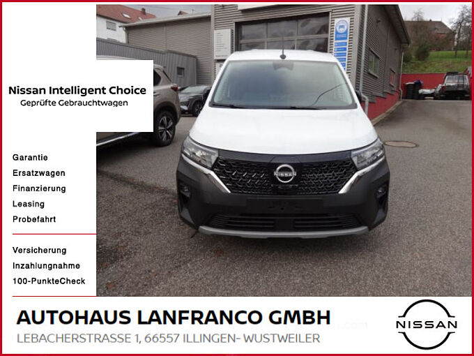 Nissan Townstar Kastenwagen L1 Elektro Acenta-Option 1ST AIRB CCS Navi Trenngitter Techno.- Pake