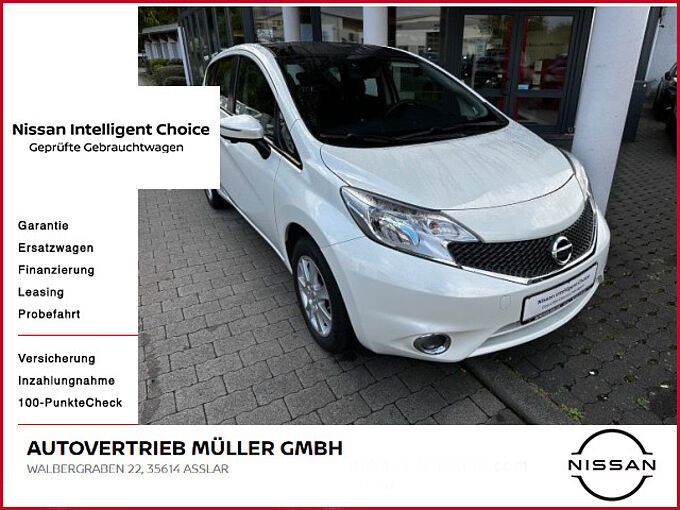 Nissan Note / E12 Acenta 1,2l Benzin 80PS Glasdach Komfort Plus