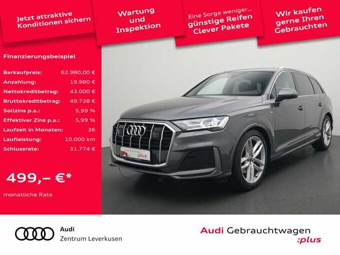 Audi Q7 quattro S line ACC AHK NAVI B&O PANO LEDER in 51373 Leverkusen Audi Q7 quattro S line ACC AHK NAVI B&O PANO LEDER