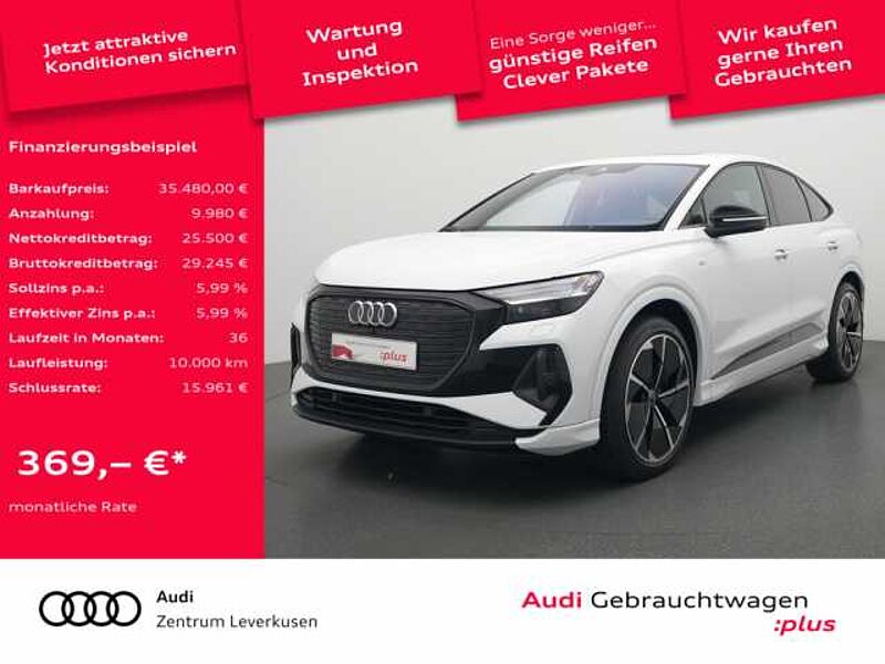 Audi Q4 Sportback S line PANO SONOS ACC NAVI RAUTE