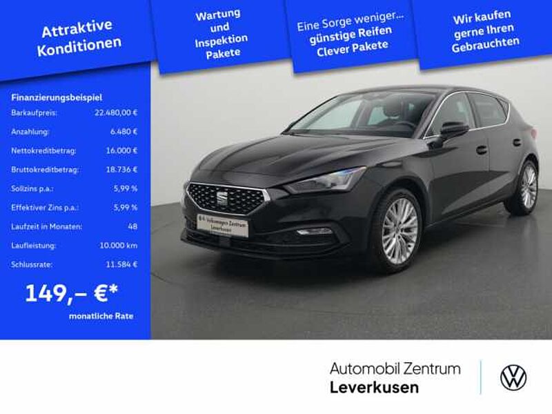 SEAT Leon eTSI Xcellence DSG NAVI AHK VIRT APP SHZ