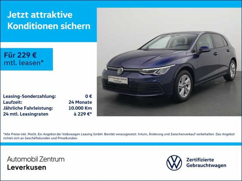 Volkswagen Golf VIII Life DSG CARPLAY LED SHZ PDC KLIMA