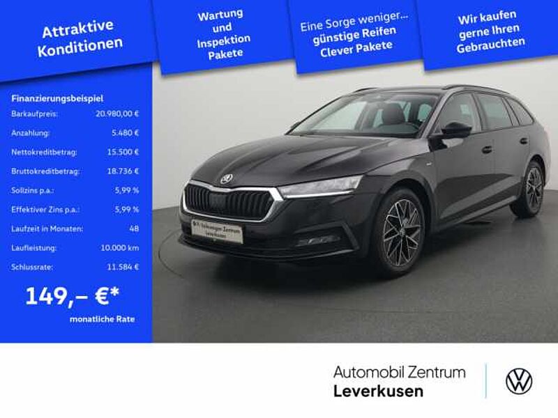 SKODA OCTAVIA Combi Clever KAM APP AHK LED SHZ PDC