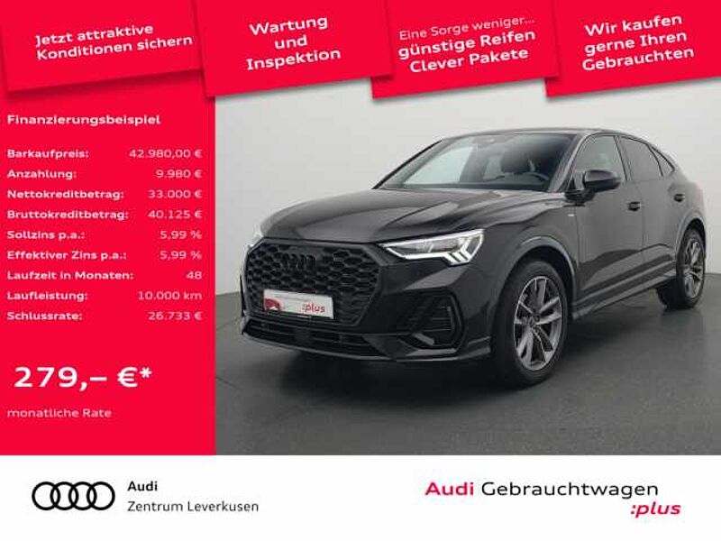 Audi Q3 Sportback S line S-TRON APP KAM LED SHZ VIRT
