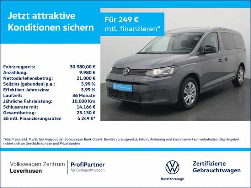 Volkswagen Caddy Maxi 7-SITZER AHK SHZ PDC CARPLAY