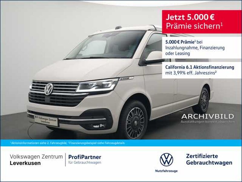 Volkswagen T6.1 California TDI Ocean 4M DSG LED KAM SHZ in 51379 Leverkusen Volkswagen T6.1 California TDI Ocean 4M DSG LED KAM SHZ