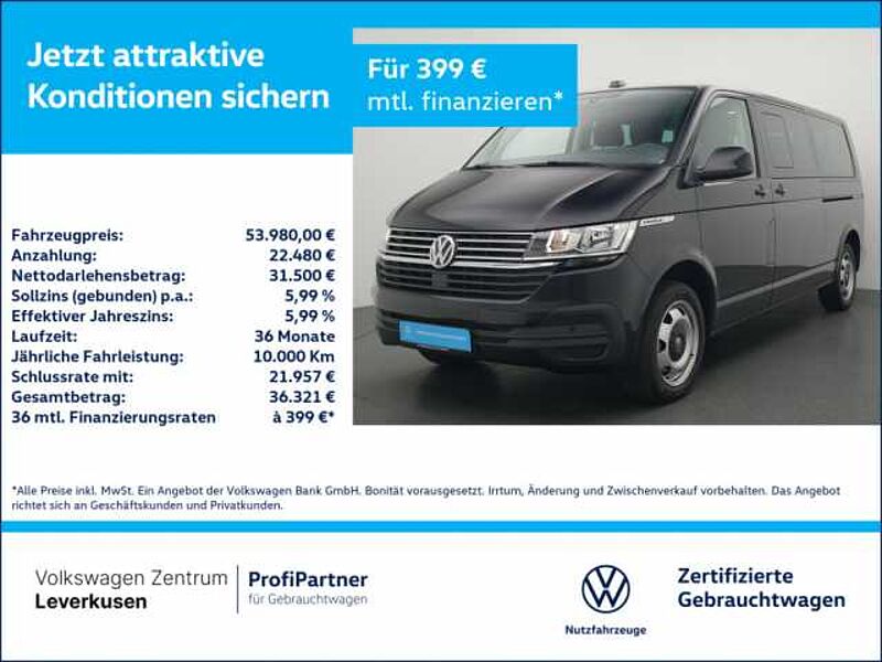 Volkswagen T6.1 Caravelle lang DSG 9-SITZER AHK ACC SHZ APP