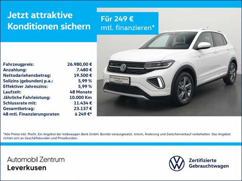 Volkswagen T-Cross R-Line DSG NAVI ACC AHK MATRIX KAM APP