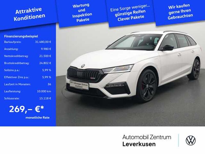 SKODA OCTAVIA Combi iV RS DSG AHK SHZ LED PDC VIRT APP