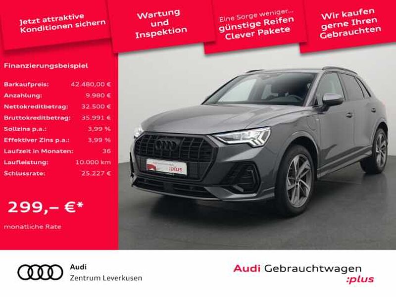 Audi Q3 e S line S TRON NAVI VIRT AHK LED SHZ PDC in 51373 Leverkusen Audi Q3 e S line S TRON NAVI VIRT AHK LED SHZ PDC