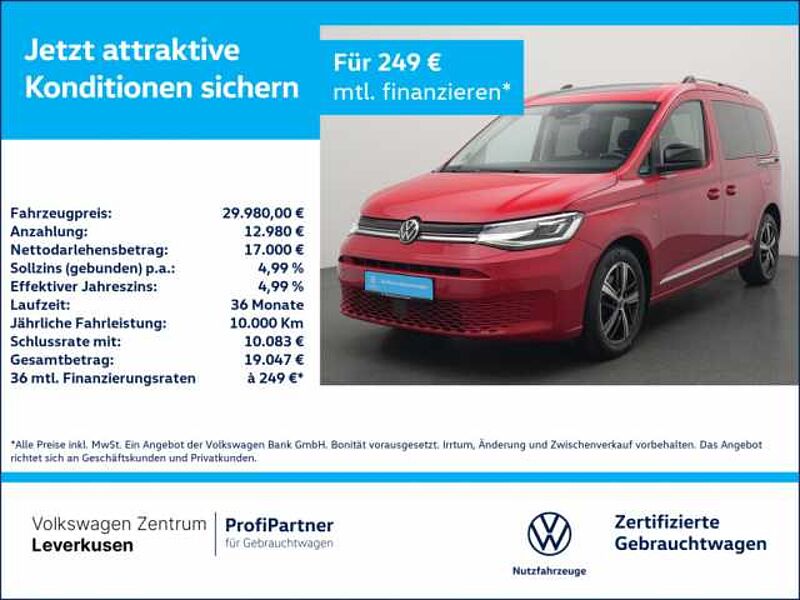 Volkswagen Caddy Style DSG PANO AHK NAVI ACC KAM VIRT APP