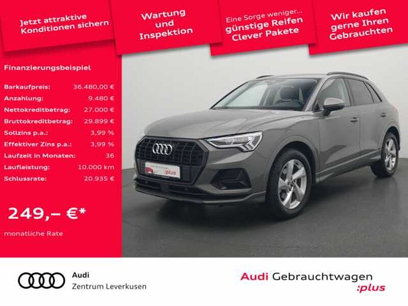 Audi Q3 advanced S TRON LEDER AHK ACC SHZ LED CARPLAY in 51373 Leverkusen Audi Q3 advanced S TRON LEDER AHK ACC SHZ LED CARPLAY