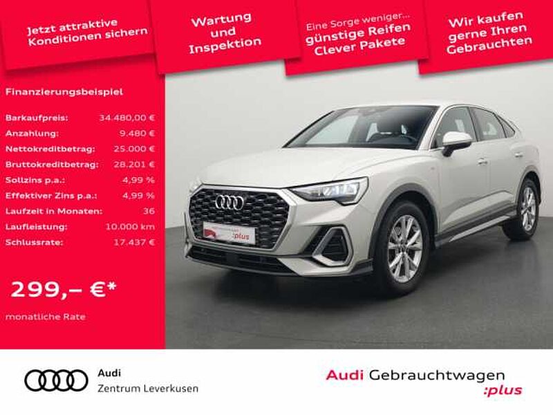 Audi Q3 Sportback S line AHK NAVI VIRT LEDER CARPLAY