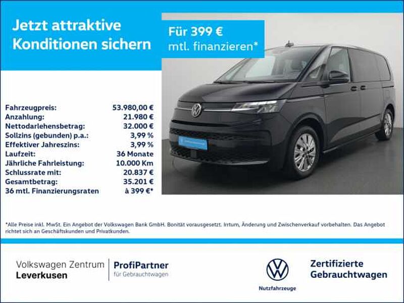 Volkswagen T7 Multivan Life NAVI VIRT SHZ KAM AHK LEDER LED