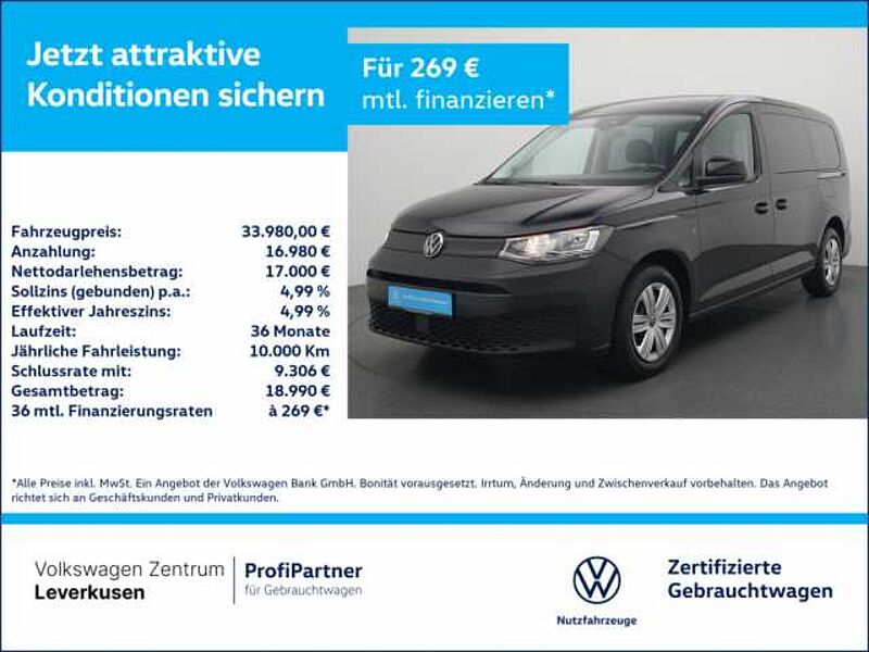 Volkswagen Caddy Maxi 7 SITZER AHK ACC SHZ PDC
