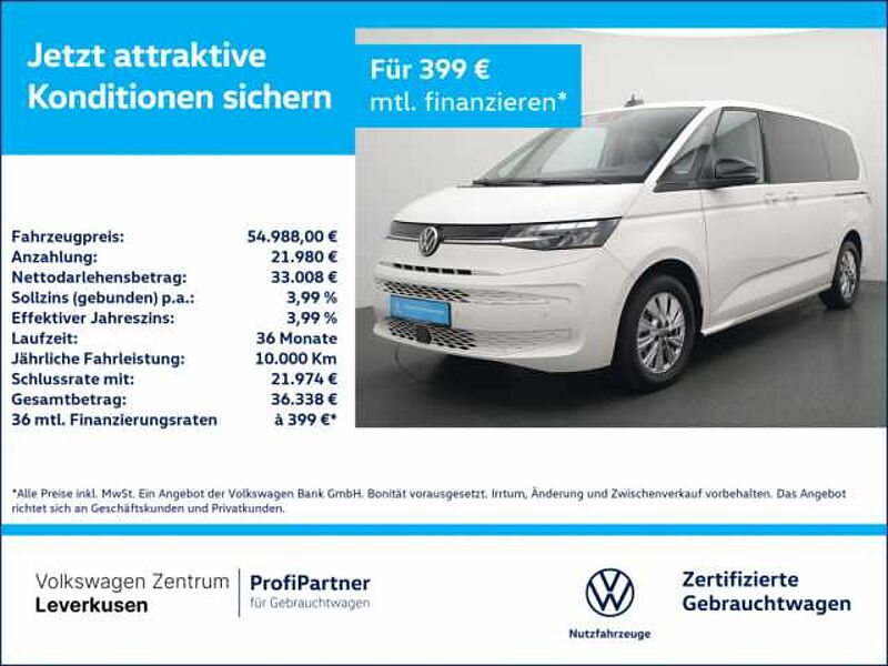 Volkswagen T7 Multivan Life lang KAM DIGITAL COCKPIT PRO