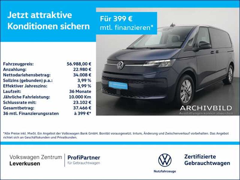 Volkswagen T7 Multivan Style NAVI VIRT APP MATRIX KEYLESS