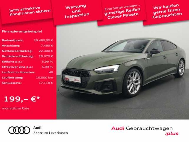Audi A5 Sportback S line STRON AHK MATRIX ACC LEDER in 51373 Leverkusen Audi A5 Sportback S line STRON AHK MATRIX ACC LEDER