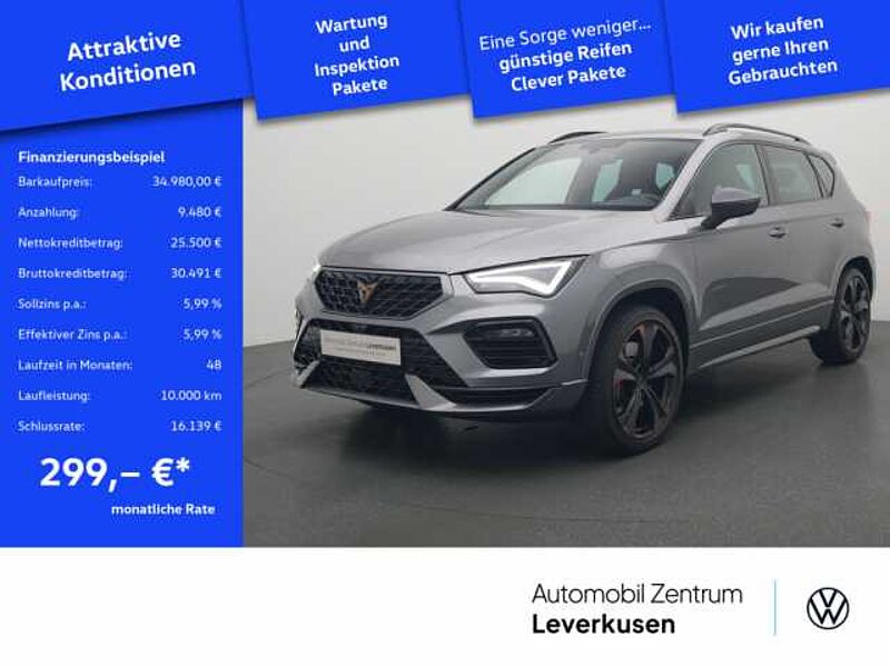 CUPRA Ateca VZ DSG CARPLAY KAM 360° VIRT PDC LED SHZ