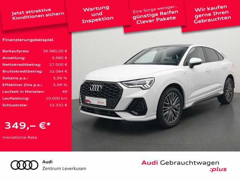 Audi Q3 Sportback 35 S line LED AHK KAM SHZ ACC PDC