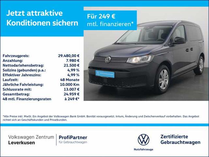 Volkswagen Caddy KAM LANE ASSIST KLIMA VIRT SHZ FLÜGELTÜREN