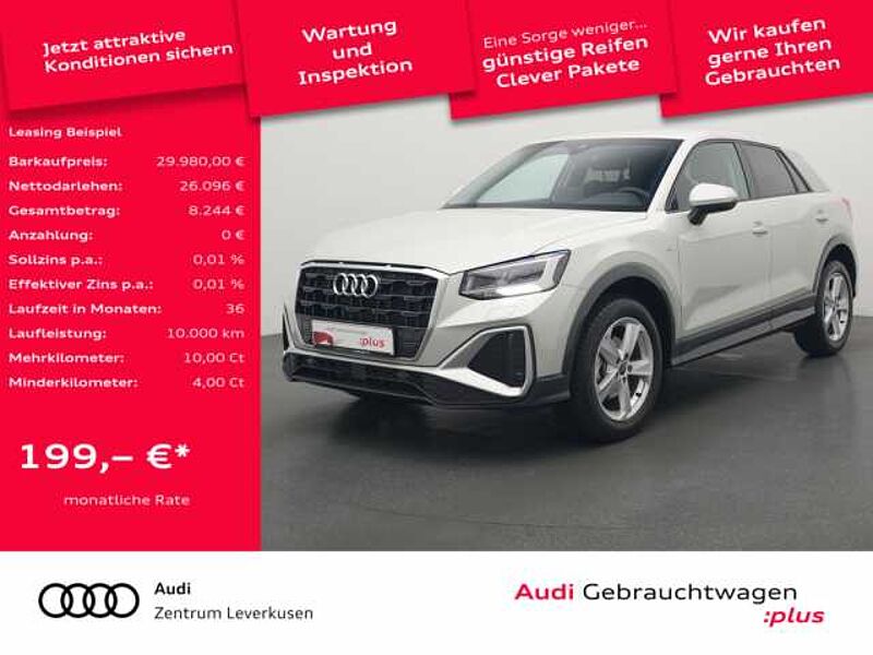 Audi Q2 S line AHK VIRT CARPLAY LED SHZ PDC in 51373 Leverkusen Audi Q2 S line AHK VIRT CARPLAY LED SHZ PDC